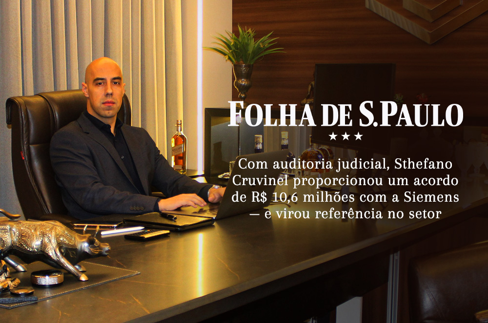 Folha de São Paulo relata impacto da perícia de Sthefano Cruvinel, CEO do Grupo Cruvinel, em acordo da Siemens