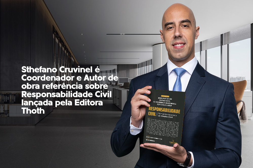 O CEO do Grupo Cruvinel, Sthefano Cruvinel, é coordenador e autor da mais nova obra jurídica 